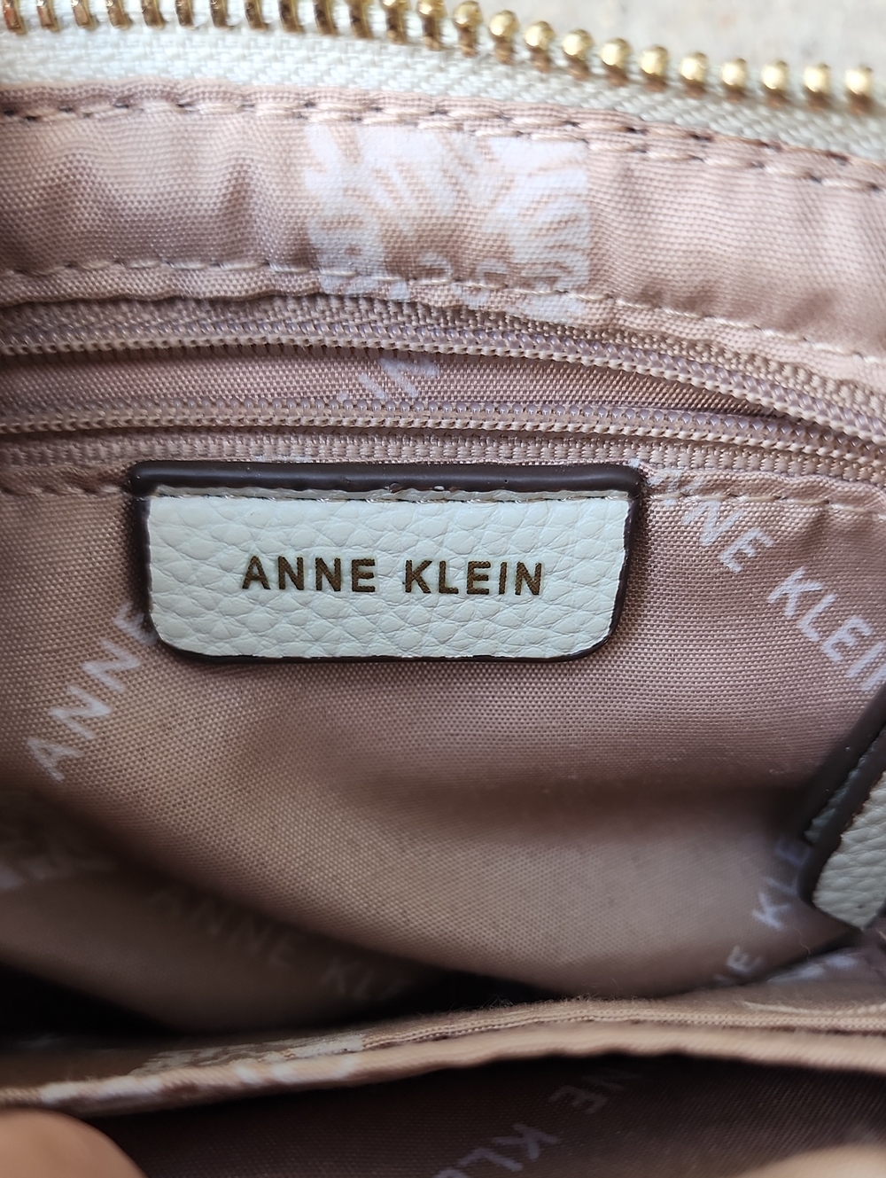 Anne Klein Pebbled Mini Shoulder Bag with Gold Chain - Picture 15 of 16